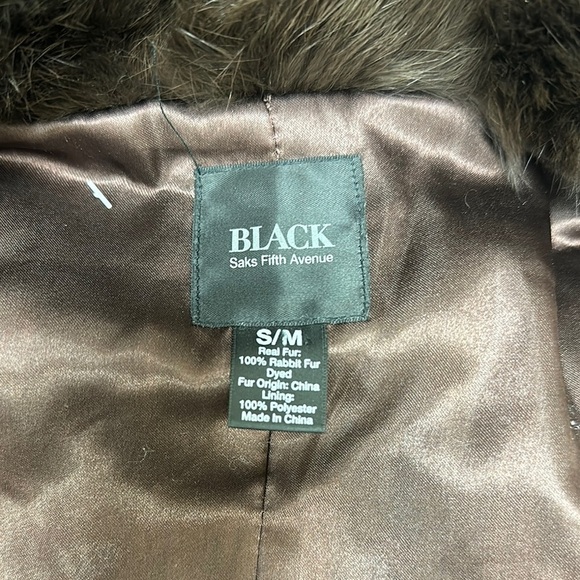 Brown Rabbit Fur Vest - Picture 5 of 6